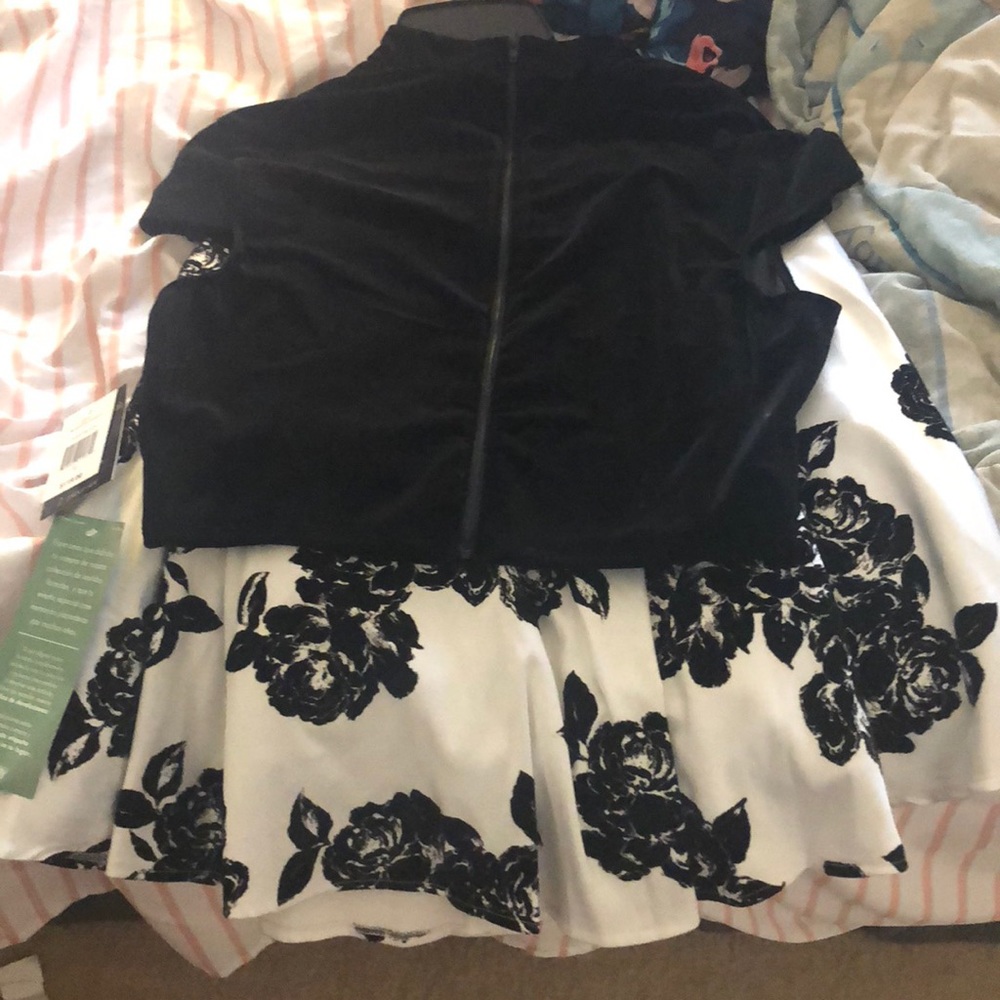 Two piece brand new homecoming dress
